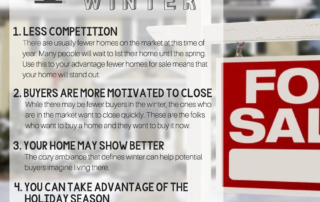 Four Benefits of Selling Your Home in the Winter
